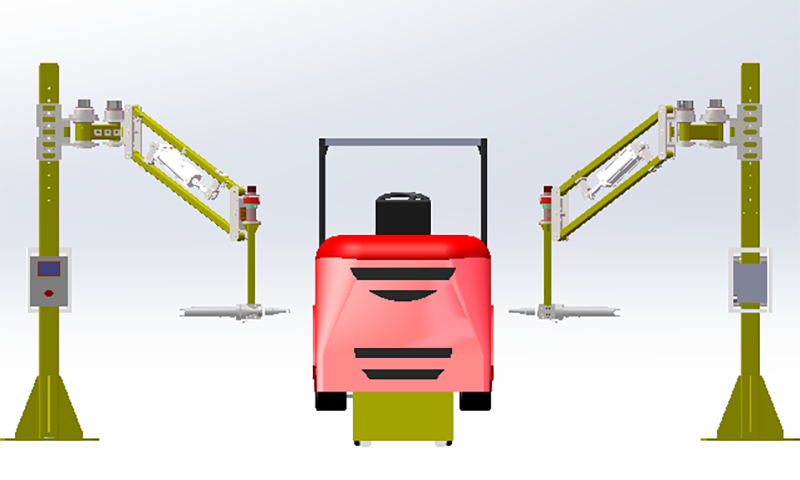 叉車(chē)輪胎擰緊機(jī)